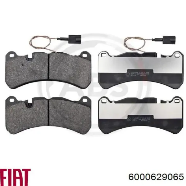 Передние тормозные колодки 6000629065 Fiat/Alfa/Lancia