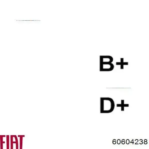 Генератор 60604238 Fiat/Alfa/Lancia