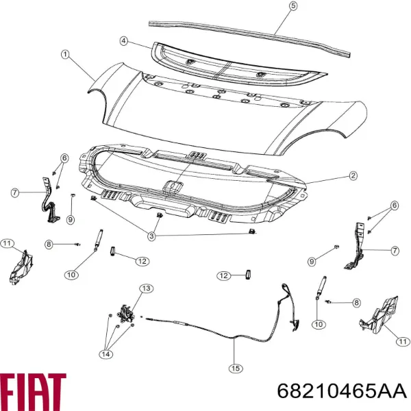  68210465AA Fiat/Alfa/Lancia