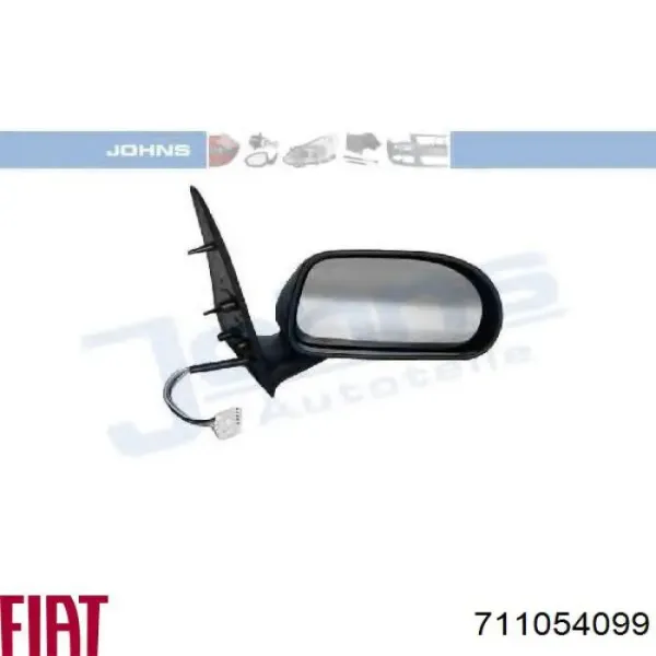 Правое зеркало Fiat Brava 