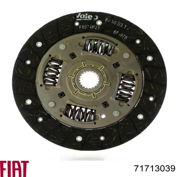 Комплект сцепления (3 части) Fiat/Alfa/Lancia 71713039 цена, от