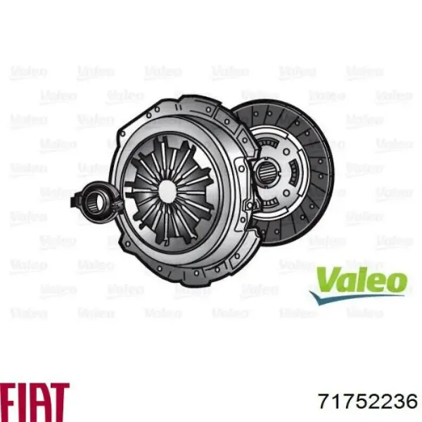 Комплект сцепления Fiat/Alfa/Lancia 71752236