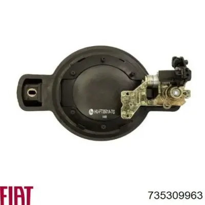 Ручка двери задней (распашной) левая наружная FIAT 735309963