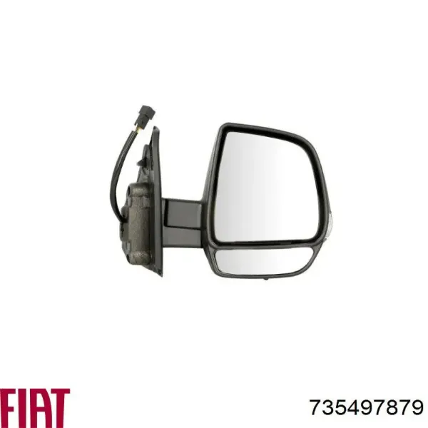 Правое зеркало 735497879 Fiat/Alfa/Lancia
