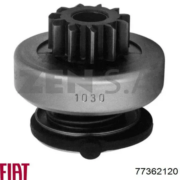 Бендикс стартера 77362120 Fiat/Alfa/Lancia