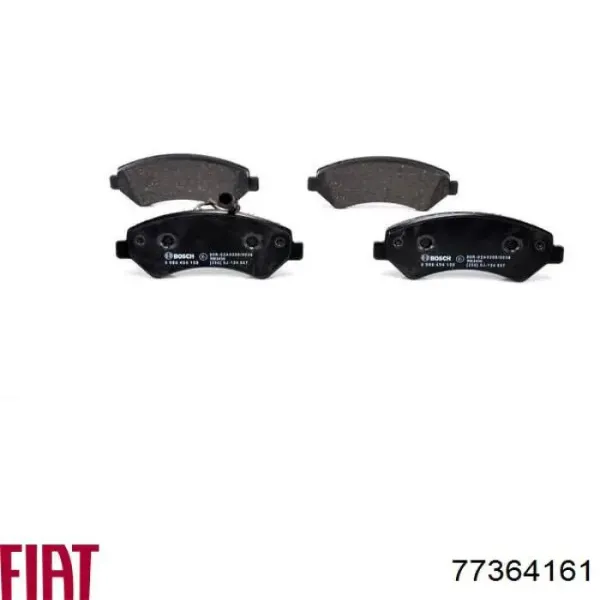 Передние тормозные колодки 77364161 Fiat/Alfa/Lancia
