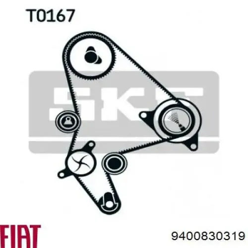 Ролик ремня ГРМ, паразитный Fiat/Alfa/Lancia 9400830319