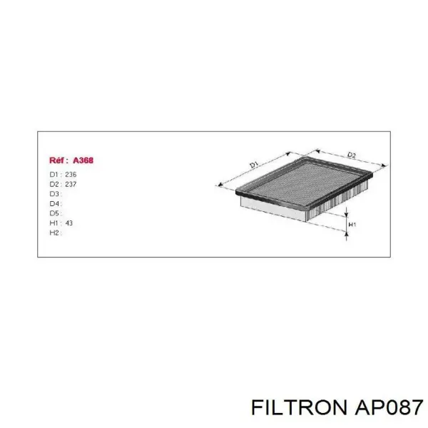 Воздушный фильтр AP087 Filtron