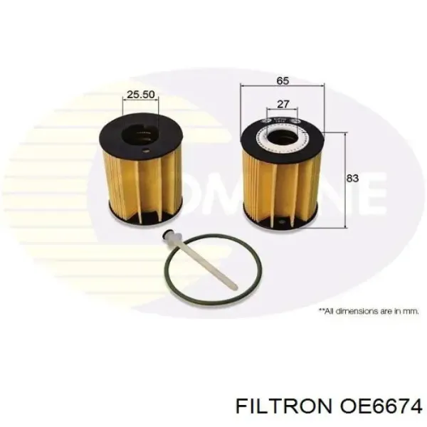 Масляный фильтр OE6674 Filtron