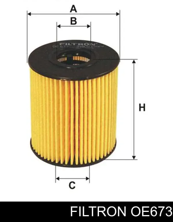 OE673 Filtron Масляный фильтр двигателя