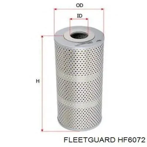 Фильтр гидравлической системы HF6072 Fleetguard