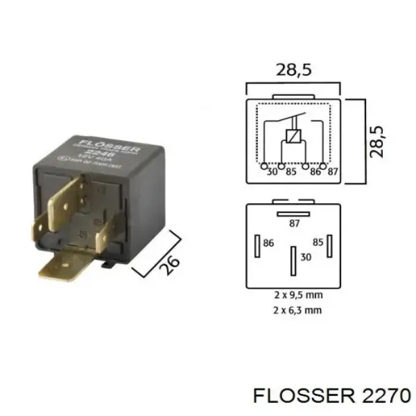 Реле многофункциональное 2270 Flosser
