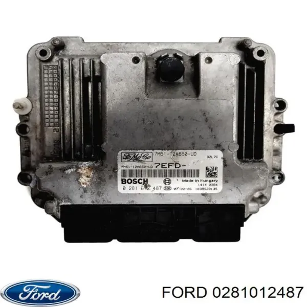 Блок управления двигателем 0281012487 Ford