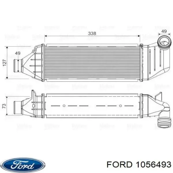 Интеркулер Ford Mondeo 2