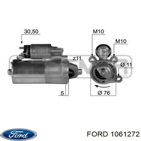 Стартер S9396S AS/Auto Storm