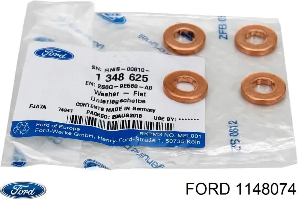 1148074 Ford Кольцо форсунки инжектора, посадочное