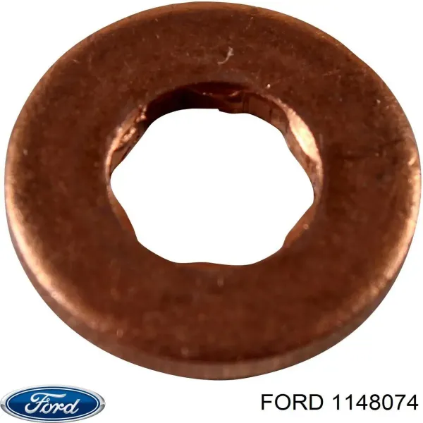 Кольцо (шайба) форсунки инжектора посадочное Ford 1148074 цена, от