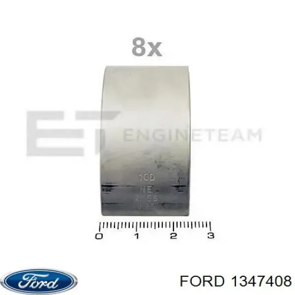 Вкладыши шатунные 1347408 Ford