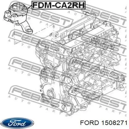 Правая опора двигателя Ford 1508271 цена, от