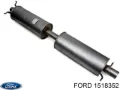 Глушитель, центральная и задняя часть Ford Transit V184/5