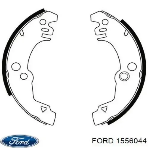 Задние барабанные колодки 1556044 Ford