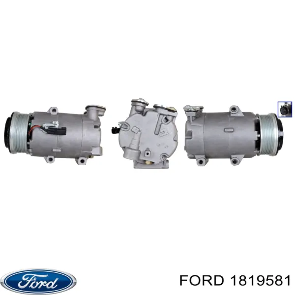 Компрессор кондиционера 2288842 Ford