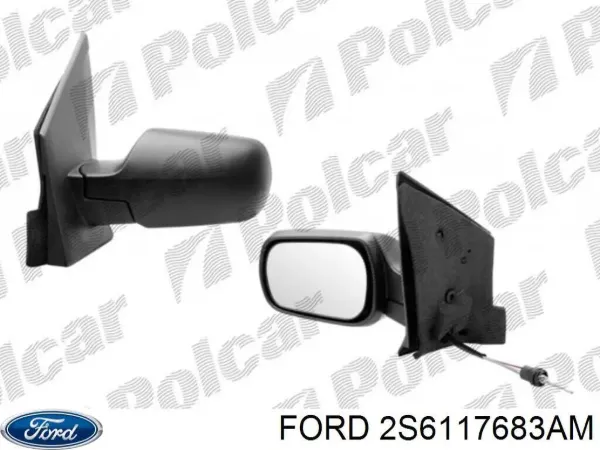 Левое боковое зеркало 2S6117683AM Ford