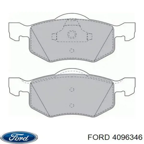 Передние тормозные колодки 4096346 Ford