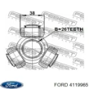 ШРУС внутренний, тришиб/трипод/трипоид FORD 4119965 ШРУС внутренний, тришиб/трипод/трипоид FORD 4119965