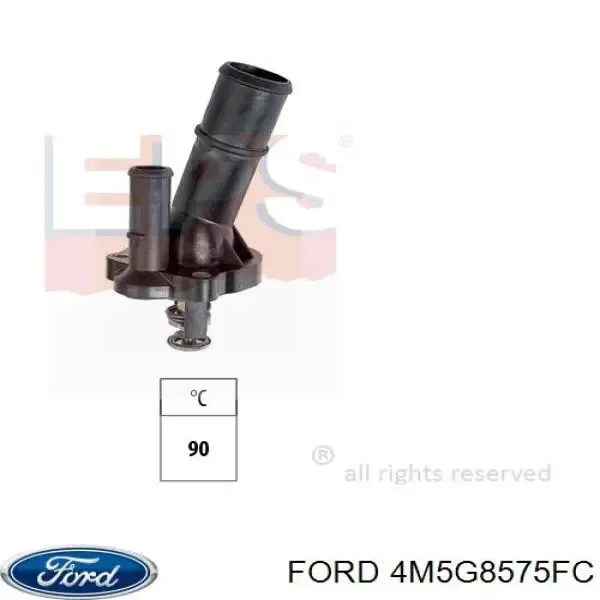 Термостат 4M5G8575FC Ford