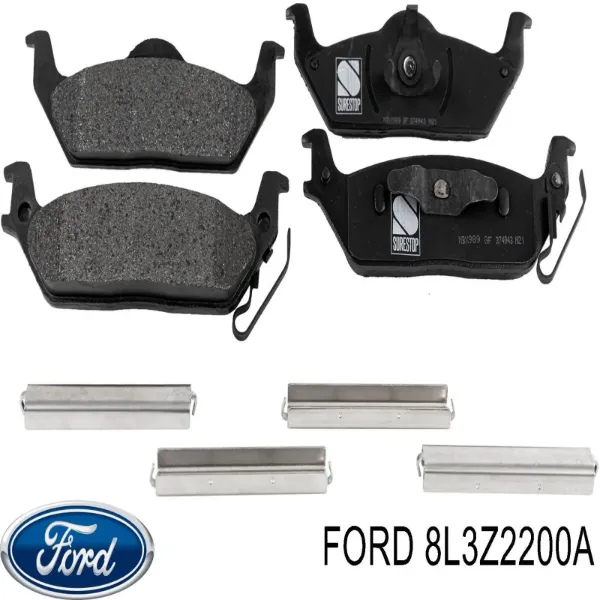 Задние тормозные колодки 8L3Z2200A Ford