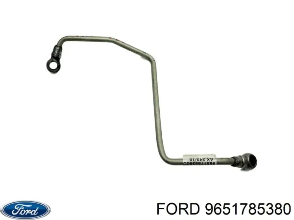 Трубка (шланг) подачи масла к турбине 9651785380 Fiat/Alfa/Lancia
