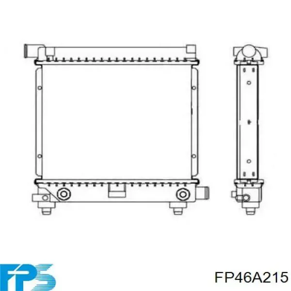 Радиатор FP46A215 FPS
