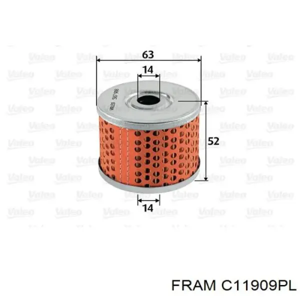 Топливный фильтр C11909PL Fram