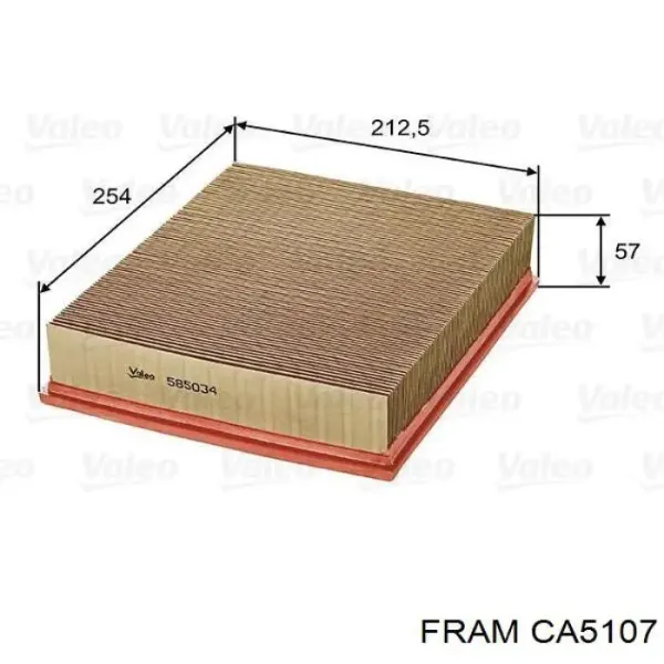 Воздушный фильтр CA5107 Fram