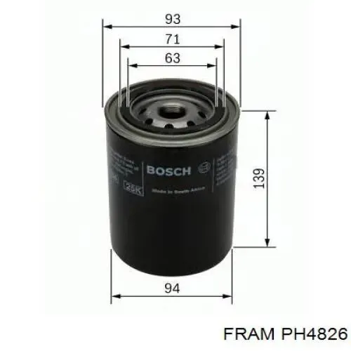 Масляный фильтр PH4826 Fram