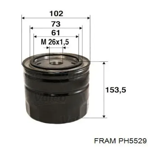 Купить PH5529 Fram Фильтр центробежный очистки масла