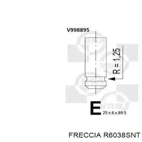 Впускной клапан 6038 Freccia