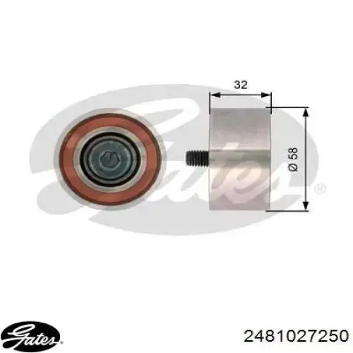 Паразитный ролик ГРМ Z08BRGSD00073 KAP