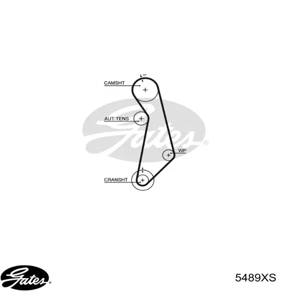 Ремень ГРМ 5489 Gates