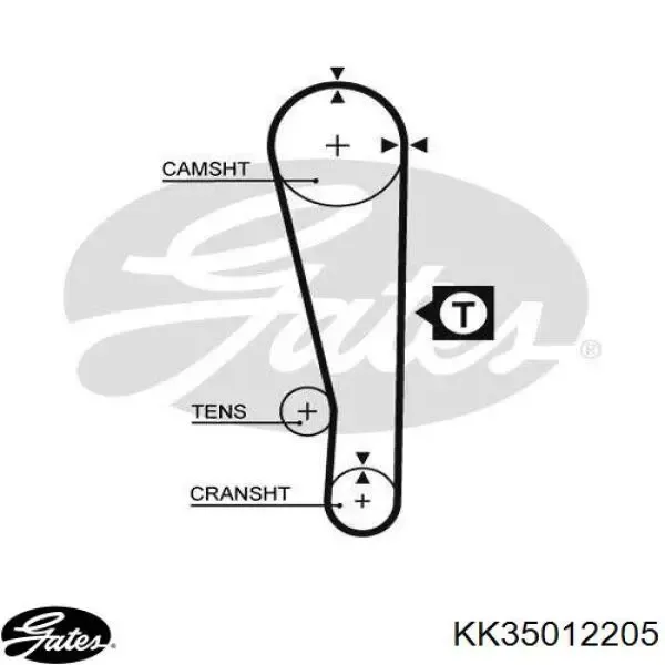 Ремень ГРМ KK35012205 Gates