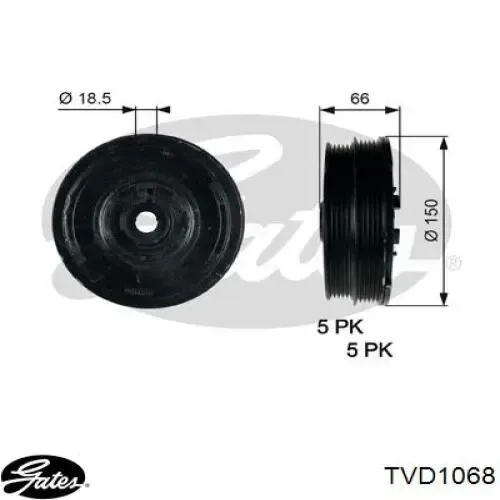 Шкив коленвала GP1073 Shafer