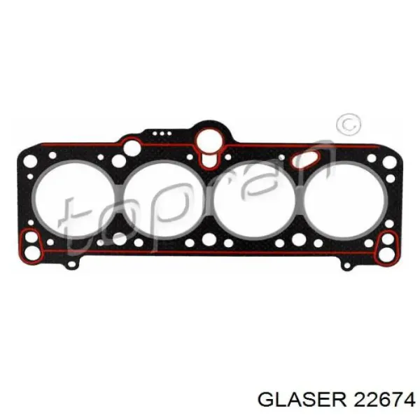 Прокладка ГБЦ 22674 Glaser