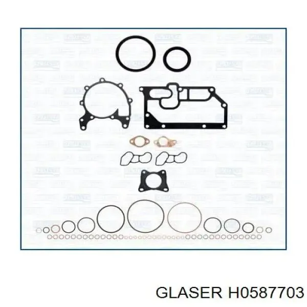 Прокладка ГБЦ H0587703 Glaser
