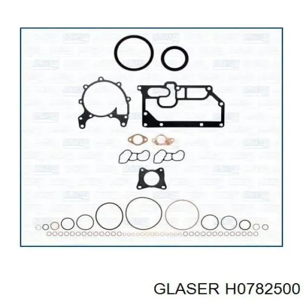 Правая прокладка ГБЦ H0782500 Glaser