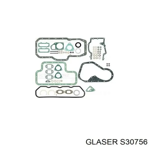 Комплект прокладок S30756 Glaser
