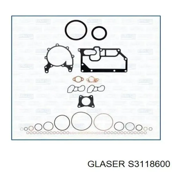 Комплект прокладок S3118600 Glaser