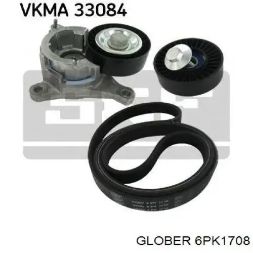 Ремень генератора 6PK1708 Glober