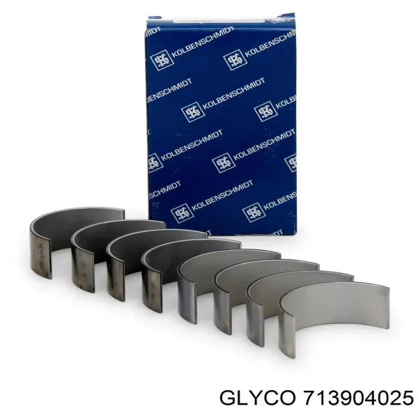 Вкладыши шатунные, 1-й ремонт 713904025 Glyco