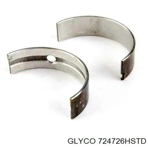 Вкладыши коленвала коренные, комплект, стандарт (STD) 724726HSTD Glyco